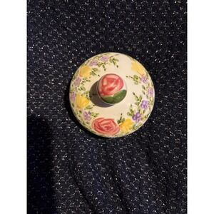 Hand Painted Floral Teapot and Mug Set Tea Party Cottagecore Decor